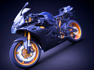 triumph daytona 3D Model