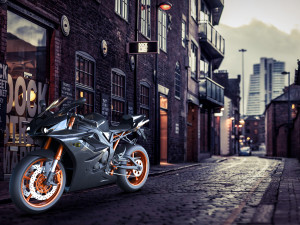 triumph daytona 3D मॉडल