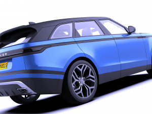 range rover velar 2020 3D Model
