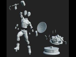 captain america stl 3D Print Model