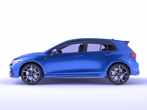 volkswagen golf r 2022 Model 3D