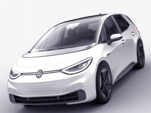 volkswagen id3 3D मॉडल