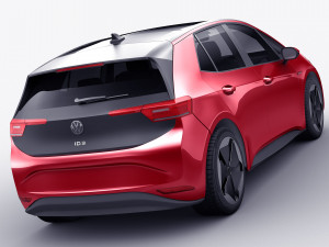 volkswagen id3 3D मॉडल
