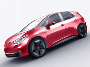 volkswagen id3 3D मॉडल
