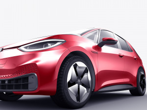 volkswagen id3 3D मॉडल