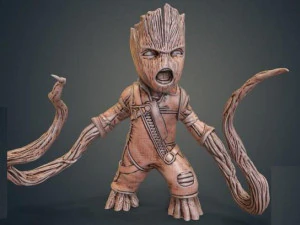 groot 3D Print Model
