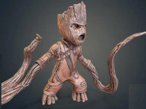 groot 3D Print Model