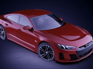 audi rs e-tron gt 3D Модель