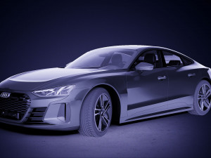 audi rs e-tron gt 3D Модель