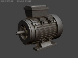 electric motor 3D मॉडल