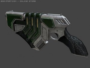 quark pistol 3D Model