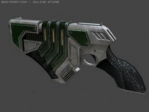 quark pistol 3D Model