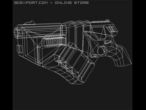 quark pistol 3D Model