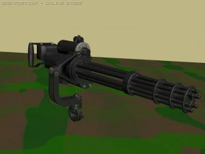 minigun 3D Model