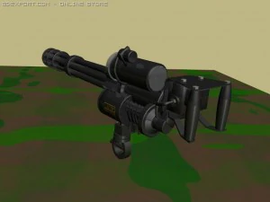 minigun 3D Model