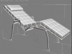chaise longue midj move 3D Модель
