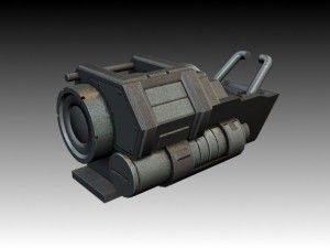 scifi engine Modelo 3D
