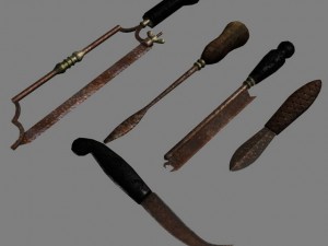 ancient surgery tools 3D Model