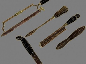ancient surgery tools Modelo 3D