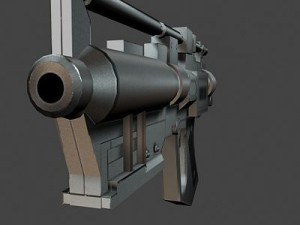 blaster Modello 3D
