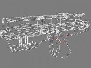 blaster Modello 3D