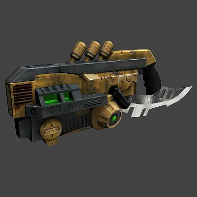 acid rifle 3D Model .c4d .max .obj .3ds .fbx .stl .blend 