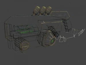 acid rifle 3D Model