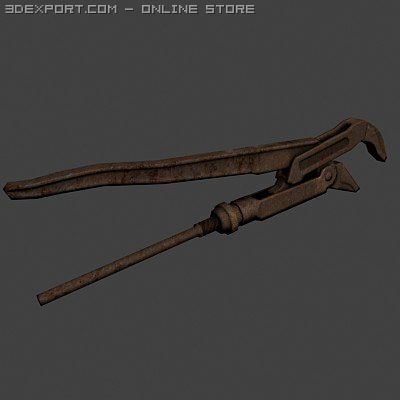 pipewrench Modelo 3D .c4d .max .obj .3ds .fbx .stl .blend 