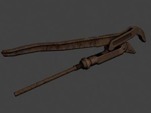 трубний ключ 3D Модель