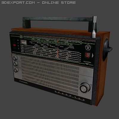 radio "ocean   209" Modelo 3D .c4d .max .obj .3ds .fbx .stl .blend 