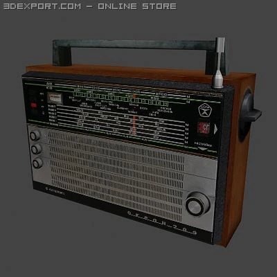 radio ocean 209 3D Model .c4d .max .obj .3ds .fbx .stl .blend