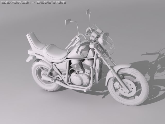 chopper Model 3D .c4d .max .obj .3ds .fbx .stl .blend 