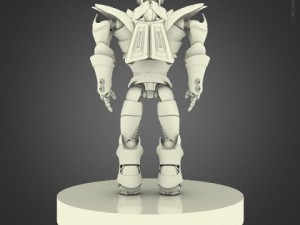 X bot 3D Model