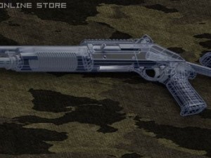 benelli m4 3D मॉडल
