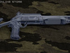 benelli m4 3D मॉडल