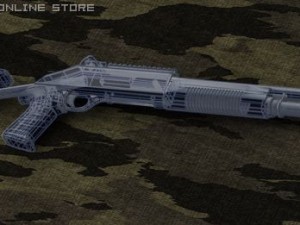 benelli m4 3D मॉडल