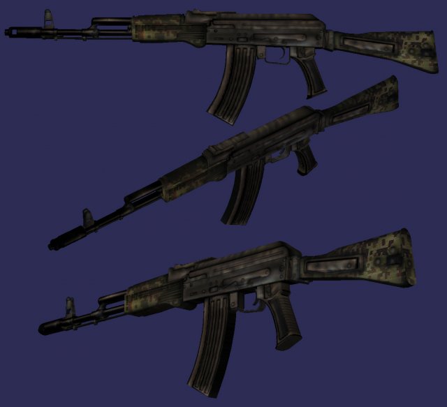 ak103 Model 3D .c4d .max .obj .3ds .fbx .stl .blend 