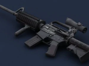 colt  m4a1 3D Model