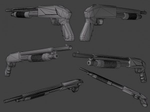 mossberg 500tactical 3Dモデル