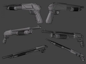 mossberg 500tactical 3D Model