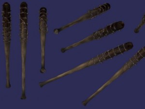 barbed bat Modèle 3D