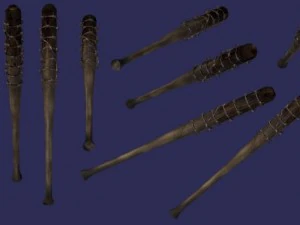 कांटेदार बल्ला 3D मॉडल