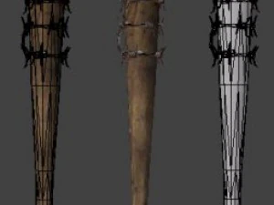 barbed bat 3D Model