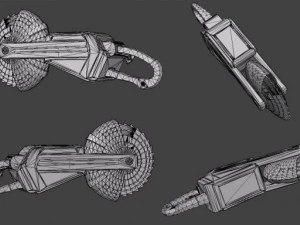 piranha war saw 3D Model