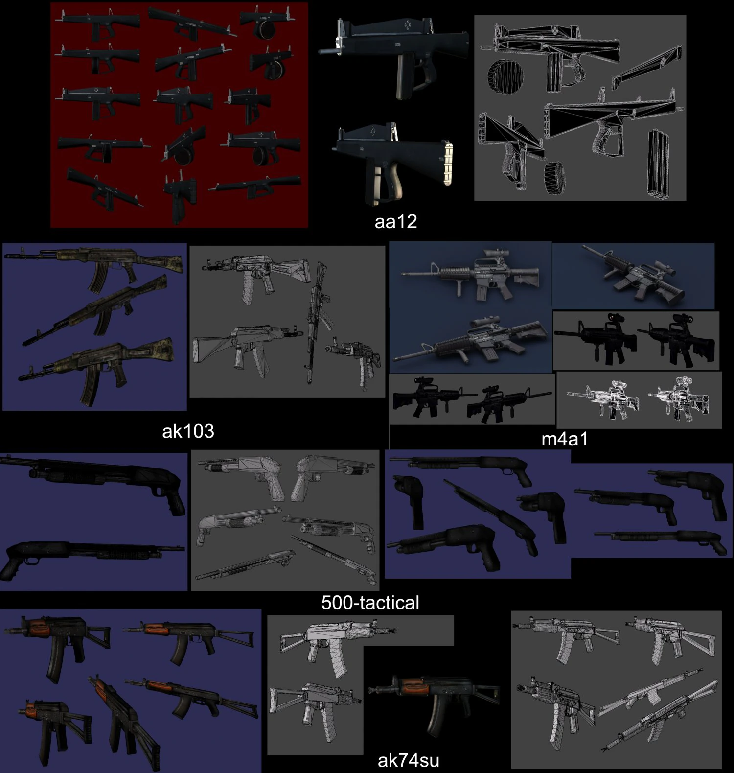 pack 3D Model .c4d .max .obj .3ds .fbx .stl .blend 