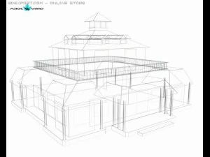 club house 3D Model