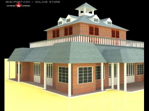 club house 3D Model