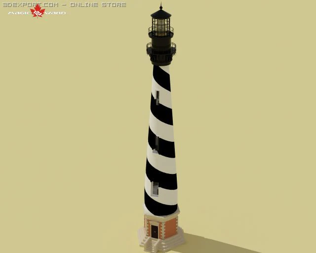 light house 3D Model .c4d .max .obj .3ds .fbx .stl .blend 