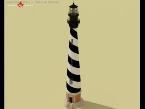 light house Model 3D