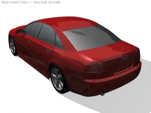 audi a8 3D 模型
